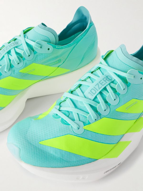 Adizero Takumi Sen 11 Rubber-Trimmed Ripstop Running Sneakers - CU