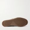 Tobacco Gruen Suede-Trimmed Leather Sneakers - E1 Tobacco Gruen Suede-Trimmed Leather Sneakers - E1