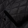Corduroy-Trimmed Quilted Nylon Barn Jacket - E1