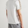 Checked Cotton-Jersey T-Shirt - BK Checked Cotton-Jersey T-Shirt - BK