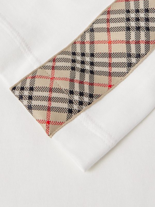 Checked Cotton-Jersey T-Shirt - CU Checked Cotton-Jersey T-Shirt - CU