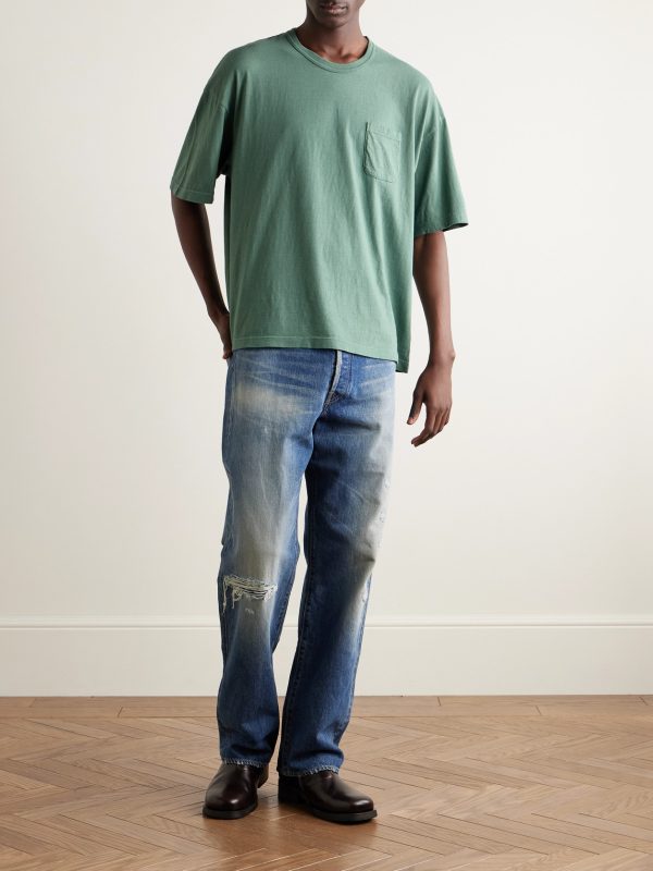 Ex Jumbo Cotton-Blend Jersey T-Shirt - OU Ex Jumbo Cotton-Blend Jersey T-Shirt - OU