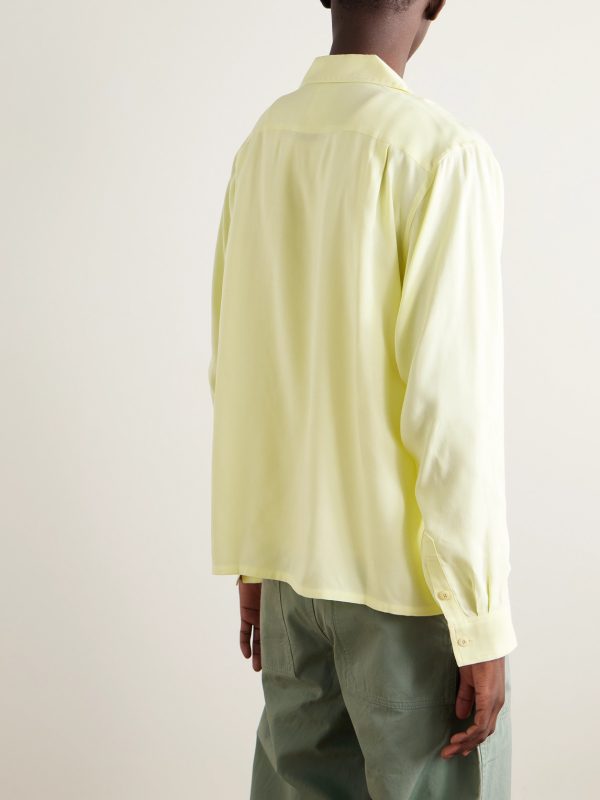 Keesey Convertible-Collar Woven Shirt - BK Keesey Convertible-Collar Woven Shirt - BK