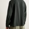 Keesey Convertible-Collar Woven Shirt - BK Keesey Convertible-Collar Woven Shirt - BK