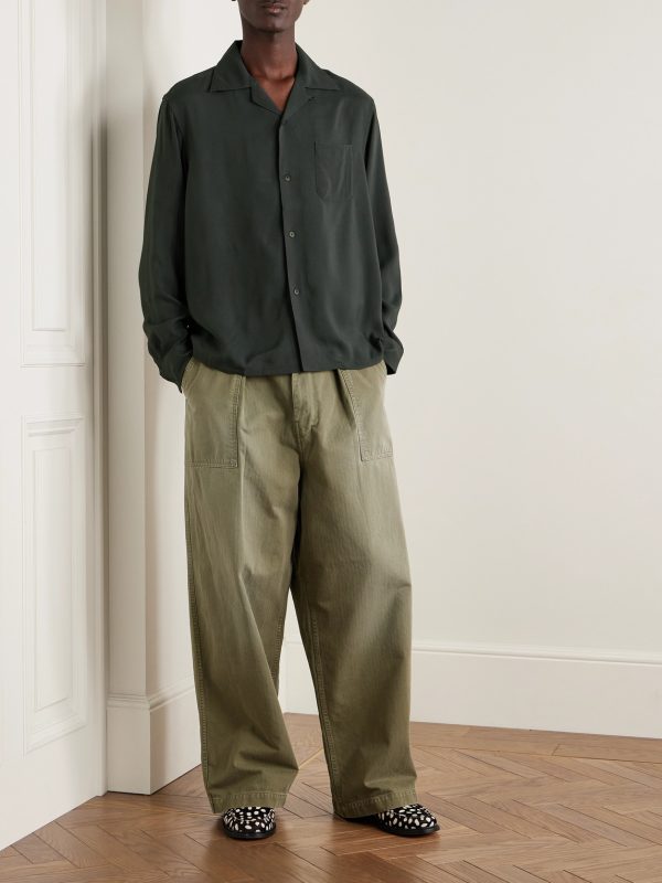 Keesey Convertible-Collar Woven Shirt - OU Keesey Convertible-Collar Woven Shirt - OU