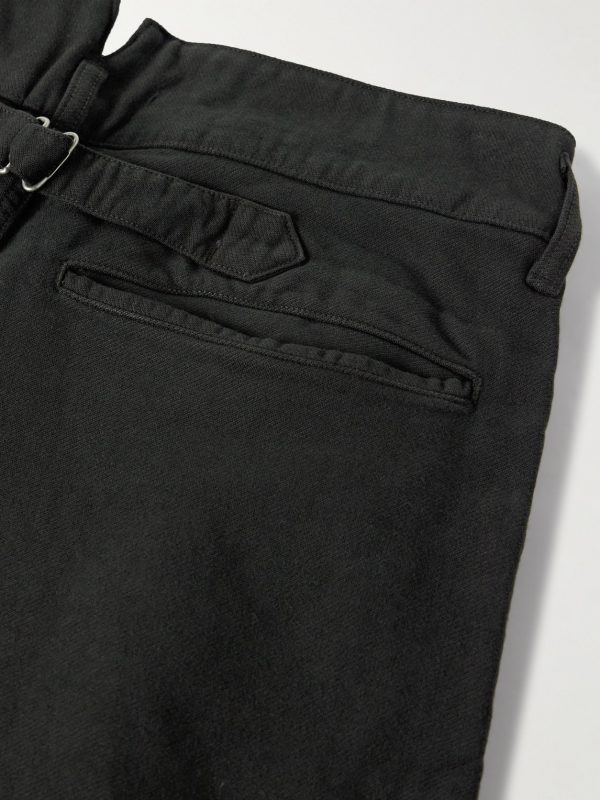 Pastoral Straight-Leg Wool, Linen and Cotton-Blend Moleskin Trousers - CU