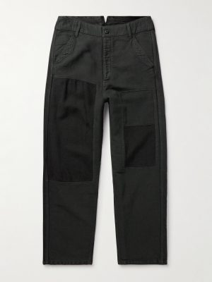 Pastoral Straight-Leg Wool, Linen and Cotton-Blend Moleskin Trousers Pastoral Straight-Leg Wool, Linen and Cotton-Blend Moleskin Trousers