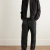 Pastoral Straight-Leg Wool, Linen and Cotton-Blend Moleskin Trousers - OU