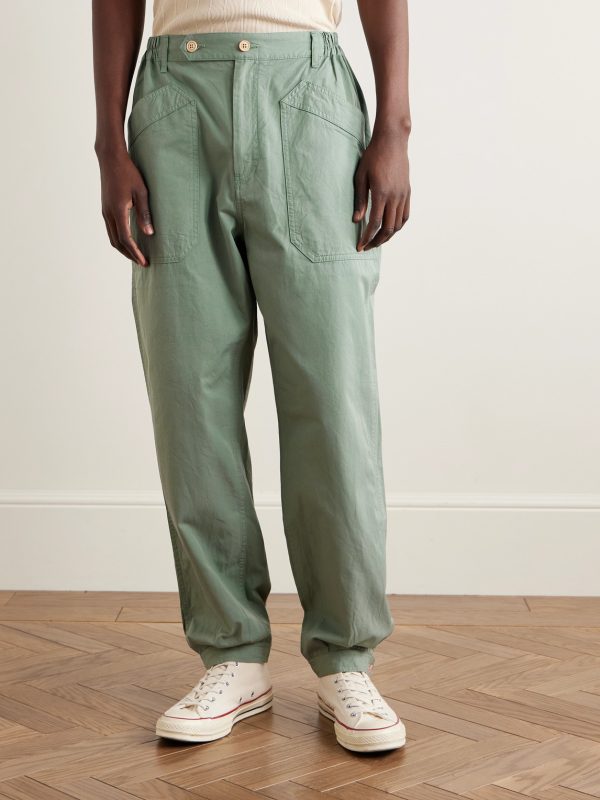 Carrol Tapered Cotton-Gabardine Cargo Pants - FR Carrol Tapered Cotton-Gabardine Cargo Pants - FR