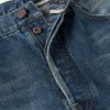 Social Sculpture 01 Wide-Leg Distressed Selvedge Jeans - E1 Social Sculpture 01 Wide-Leg Distressed Selvedge Jeans - E1