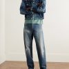 Social Sculpture 01 Wide-Leg Distressed Selvedge Jeans - OU Social Sculpture 01 Wide-Leg Distressed Selvedge Jeans - OU