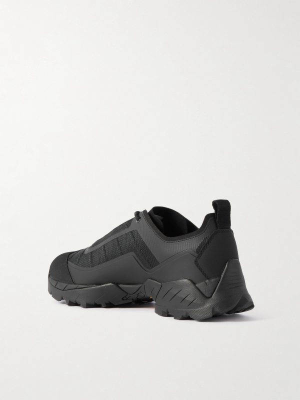Katharina Light Rubber and Leather-Trimmed Ripstop Sneakers - BK Katharina Light Rubber and Leather-Trimmed Ripstop Sneakers - BK