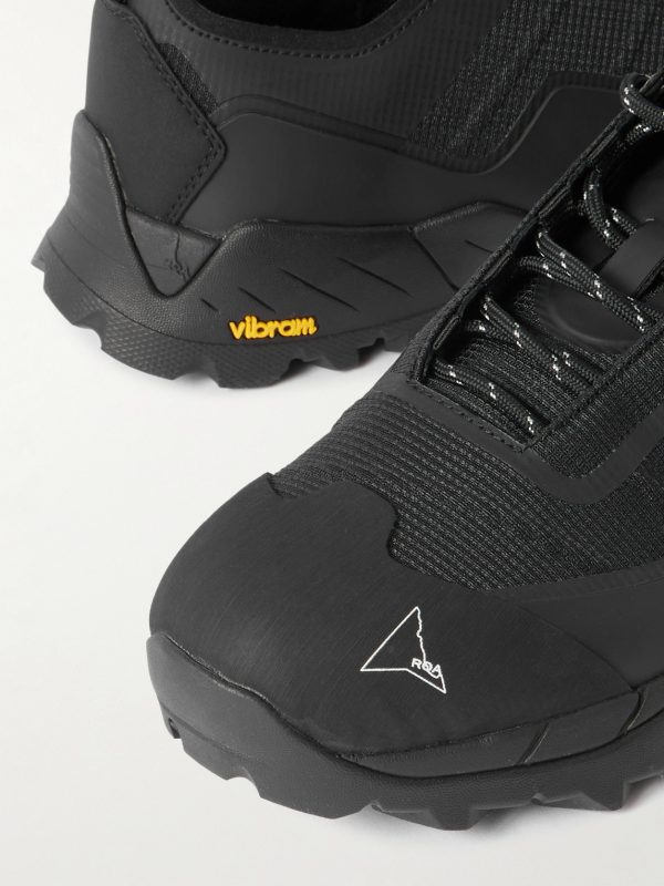 Katharina Light Rubber and Leather-Trimmed Ripstop Sneakers - CU Katharina Light Rubber and Leather-Trimmed Ripstop Sneakers - CU