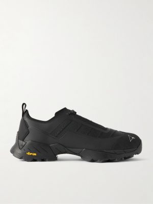 Katharina Light Rubber and Leather-Trimmed Ripstop Sneakers Katharina Light Rubber and Leather-Trimmed Ripstop Sneakers