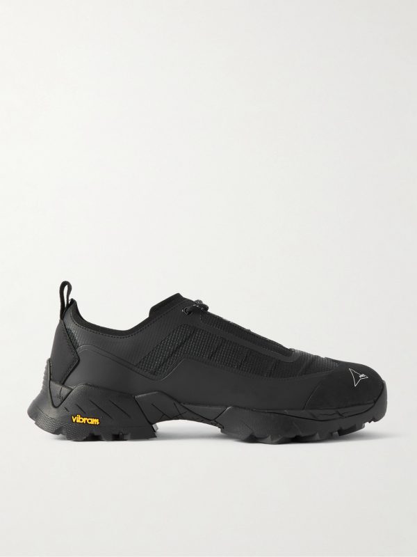 Katharina Light Rubber and Leather-Trimmed Ripstop Sneakers Katharina Light Rubber and Leather-Trimmed Ripstop Sneakers