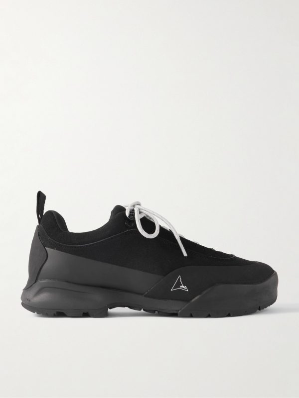 Cingino Rubber-Trimmed Microfibre Hiking Sneakers