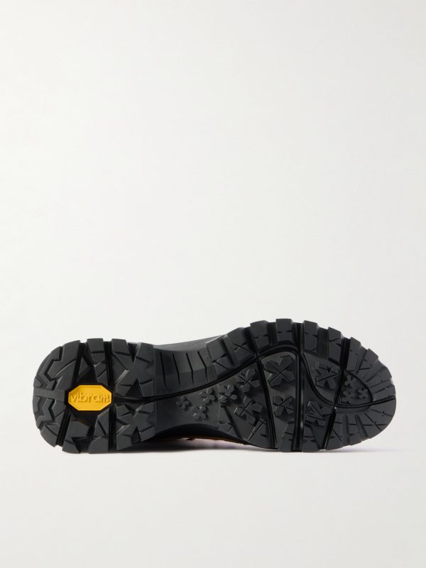 Logan Alpine Rubber- and Mesh-Trimmed Suede Hiking Boots - E1 Logan Alpine Rubber- and Mesh-Trimmed Suede Hiking Boots - E1