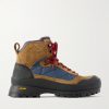 Logan Alpine Rubber- and Mesh-Trimmed Suede Hiking Boots Logan Alpine Rubber- and Mesh-Trimmed Suede Hiking Boots