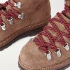 Alpine Leather-Trimmed Tumbled-Suede Lace-Up Boots - CU Alpine Leather-Trimmed Tumbled-Suede Lace-Up Boots - CU