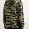 Camouflage-Print Cotton-Canvas Hooded Jacket - BK
