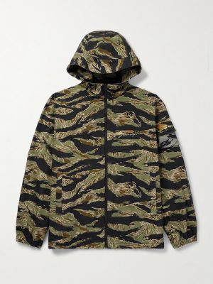 Camouflage-Print Cotton-Canvas Hooded Jacket Camouflage-Print Cotton-Canvas Hooded Jacket