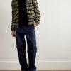Straight-Leg Cotton-Twill Jacquard Cargo Trousers - OU Straight-Leg Cotton-Twill Jacquard Cargo Trousers - OU