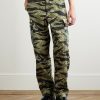 Wide-Leg Camouflage-Print Cotton-Canvas Cargo Trousers - FR Wide-Leg Camouflage-Print Cotton-Canvas Cargo Trousers - FR