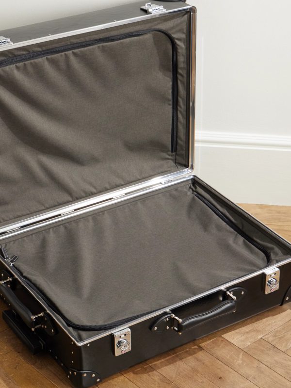 Metropolis Leather-Trimmed Suitcase - E1 Metropolis Leather-Trimmed Suitcase - E1