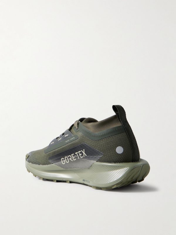 ReactX Pegasus 5 Rubber-Trimmed GORE-TEX Mesh Trail Running Sneakers - BK ReactX Pegasus 5 Rubber-Trimmed GORE-TEX Mesh Trail Running Sneakers - BK