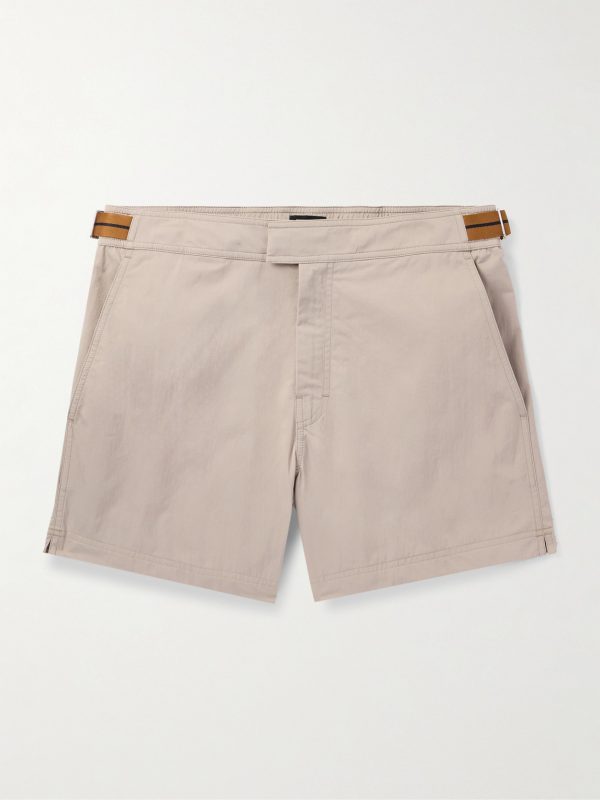 Rio Straight-Leg Mid-Length Swim Shorts Rio Straight-Leg Mid-Length Swim Shorts