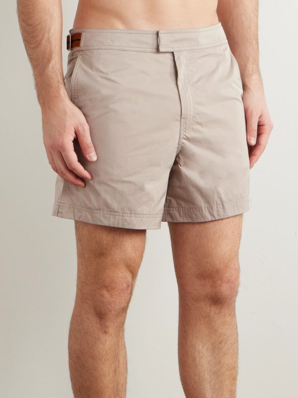 Rio Straight-Leg Mid-Length Swim Shorts - OU Rio Straight-Leg Mid-Length Swim Shorts - OU