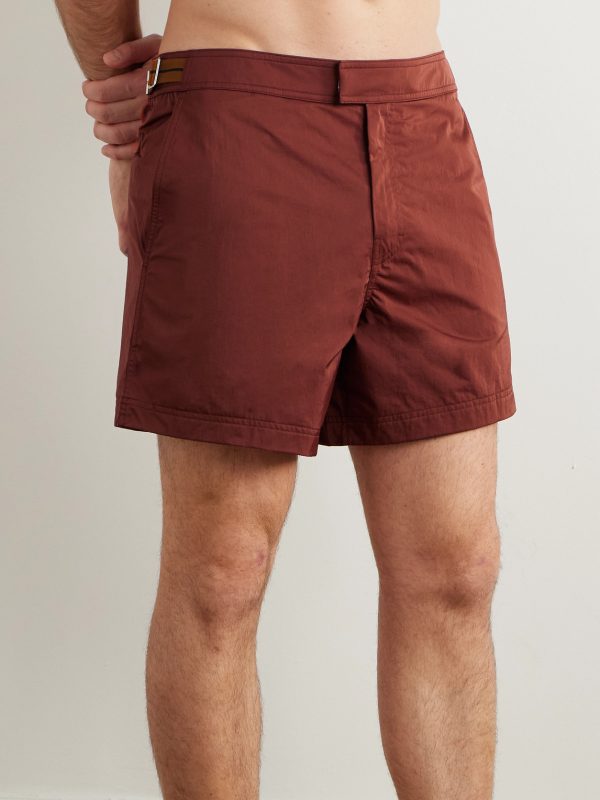 Rio Straight-Leg Mid-Length Swim Shorts - OU