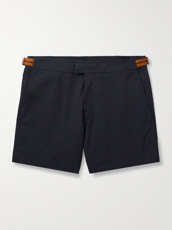 Rio Straight-Leg Mid-Length Swim Shorts Rio Straight-Leg Mid-Length Swim Shorts