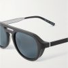 + Roger Federer R-13 Aviator-Style Acetate Sunglasses - CU + Roger Federer R-13 Aviator-Style Acetate Sunglasses - CU