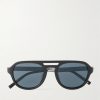 + Roger Federer R-13 Aviator-Style Acetate Sunglasses + Roger Federer R-13 Aviator-Style Acetate Sunglasses
