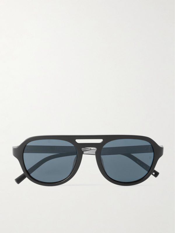 + Roger Federer R-13 Aviator-Style Acetate Sunglasses + Roger Federer R-13 Aviator-Style Acetate Sunglasses