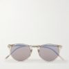 O'Malley Round-Frame Acetate Sunglasses O'Malley Round-Frame Acetate Sunglasses