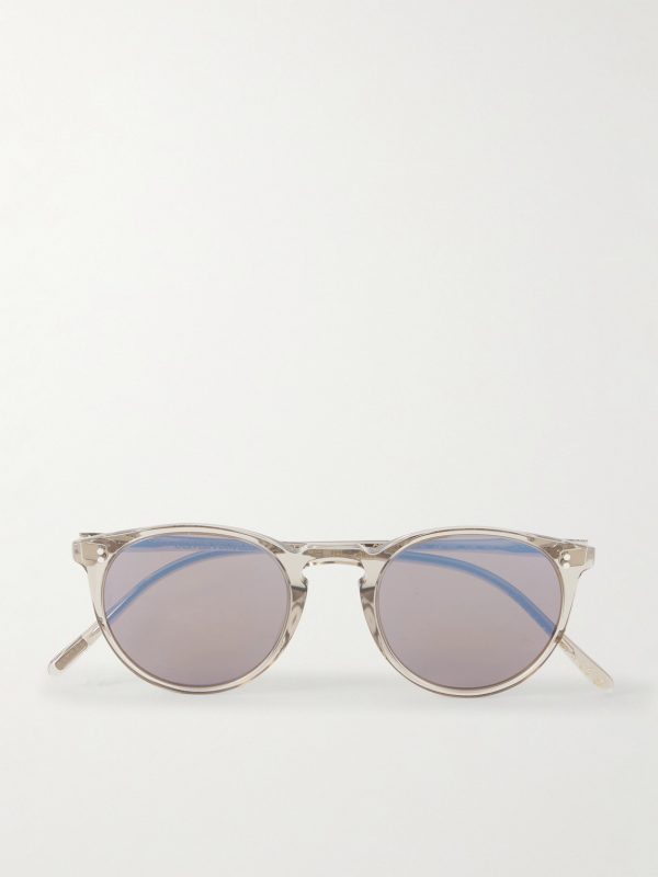 O'Malley Round-Frame Acetate Sunglasses O'Malley Round-Frame Acetate Sunglasses