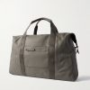 SoFo L Leather and Grosgrain-Trimmed Canvas Weekend Bag - BK SoFo L Leather and Grosgrain-Trimmed Canvas Weekend Bag - BK