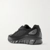 GEL-QUANTUM 360 1 AMP Suede and Rubber-Trimmed Mesh Sneakers - BK GEL-QUANTUM 360 1 AMP Suede and Rubber-Trimmed Mesh Sneakers - BK