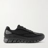 GEL-QUANTUM 360 1 AMP Suede and Rubber-Trimmed Mesh Sneakers GEL-QUANTUM 360 1 AMP Suede and Rubber-Trimmed Mesh Sneakers