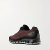 GEL-QUANTUM 360 1 AMP Suede and Rubber-Trimmed Mesh Sneakers - BK