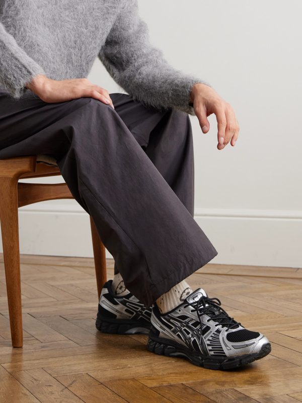 GEL-KAYANO® 12.1 Rubber-Trimmed Mesh Sneakers - OU GEL-KAYANO® 12.1 Rubber-Trimmed Mesh Sneakers - OU