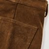 Geth Wide-Leg Panelled Suede Trousers - CU Geth Wide-Leg Panelled Suede Trousers - CU