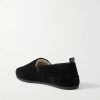 Shearling-Lined Suede Loafers - BK Shearling-Lined Suede Loafers - BK