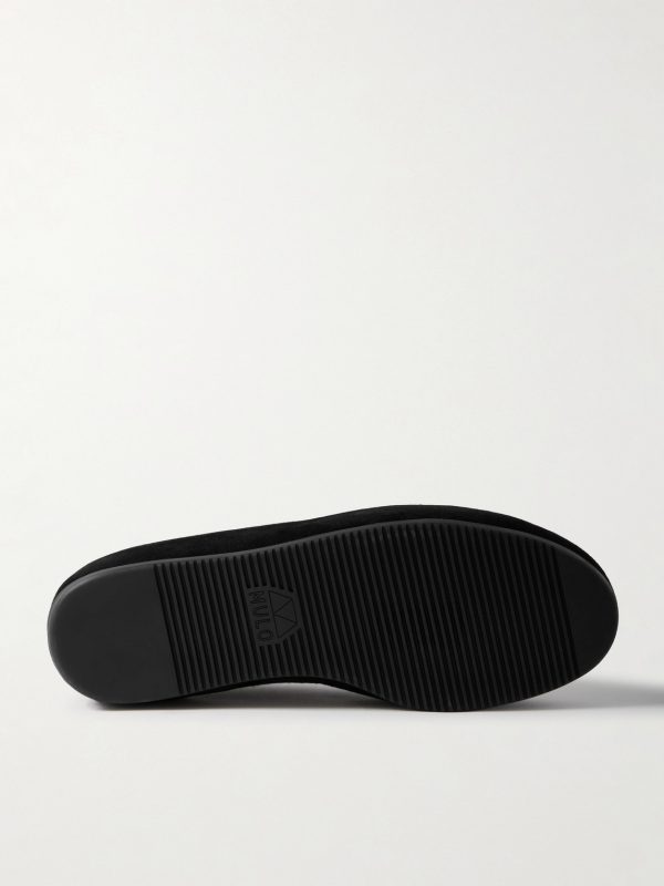 Shearling-Lined Suede Loafers - E1 Shearling-Lined Suede Loafers - E1