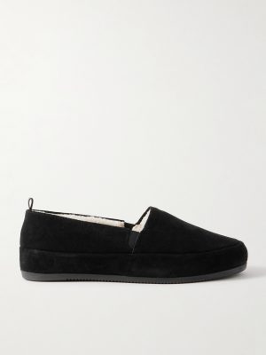 Shearling-Lined Suede Loafers Shearling-Lined Suede Loafers