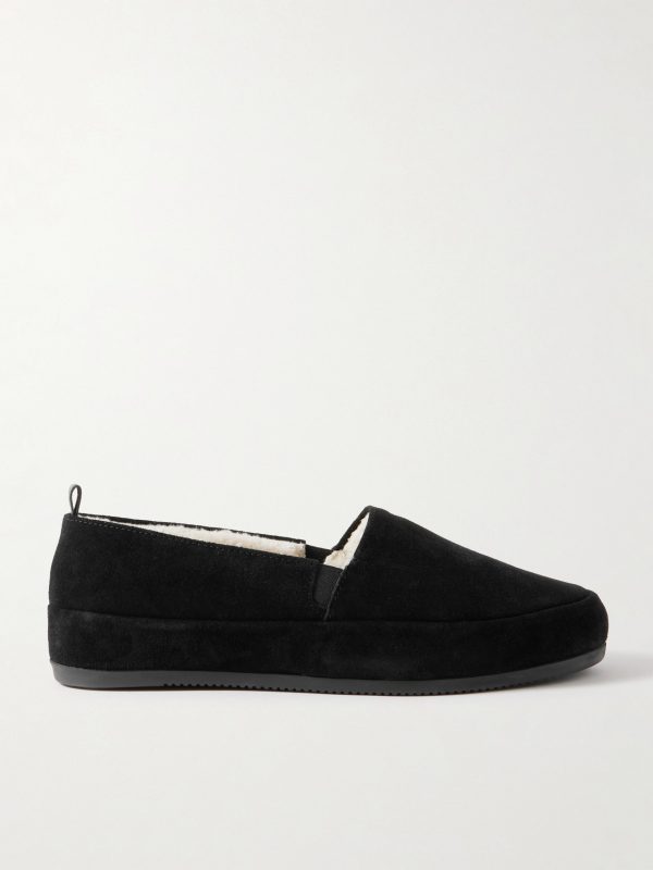 Shearling-Lined Suede Loafers Shearling-Lined Suede Loafers