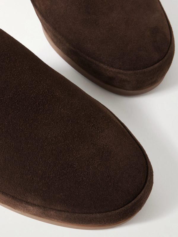 Fleece-Lined Suede Slippers - CU Fleece-Lined Suede Slippers - CU