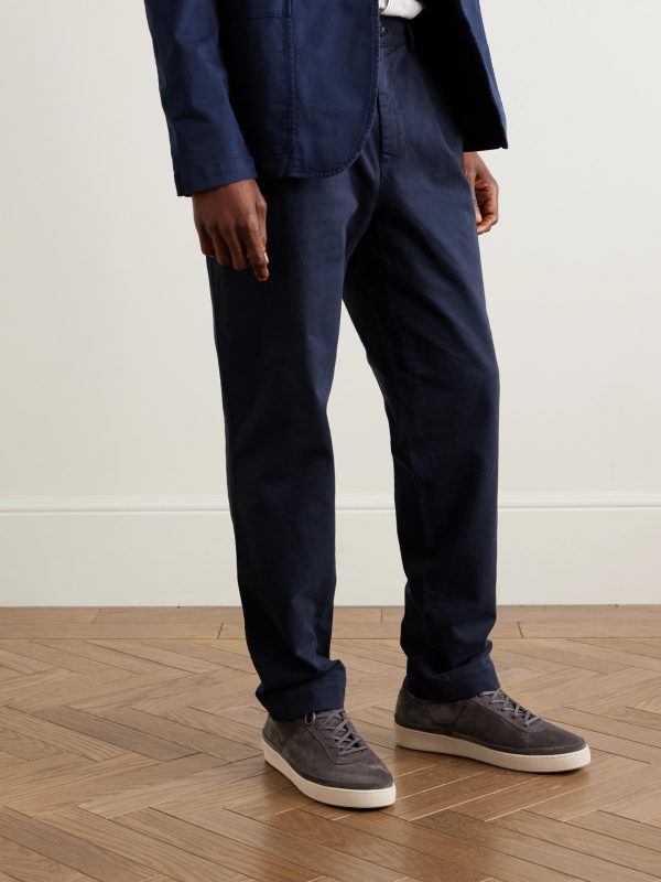Waxed-Suede Sneakers - OU Waxed-Suede Sneakers - OU